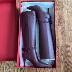 Valentino ‘Flair’ Rockstud Boots Size 10